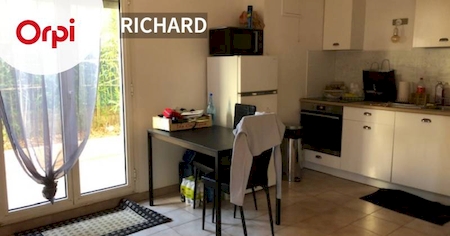 Appartement T2 à louer en rez de jardin de 38m2 Sanary  