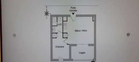 A louer appartement 2 pièces (34 m²) SIX FOURS LES PLAGES  